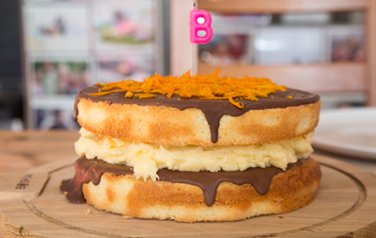Chocolate Orange Naked Cake