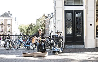 Two Guys Busking