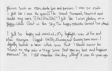 Written content from Ela Fitzgerald