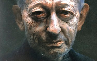 Sombre dulled portrait