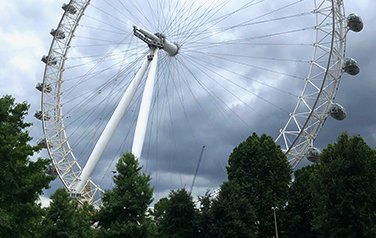Angle of the London Eye