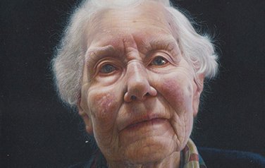 Oil painted portrait