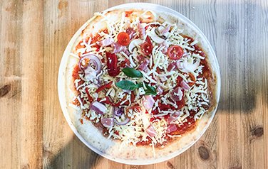 Homemade pizza